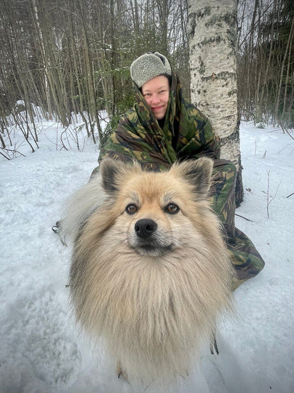 Hollannin armeijan "Woobie" monikäyttöpeite, DPM, ylijäämä