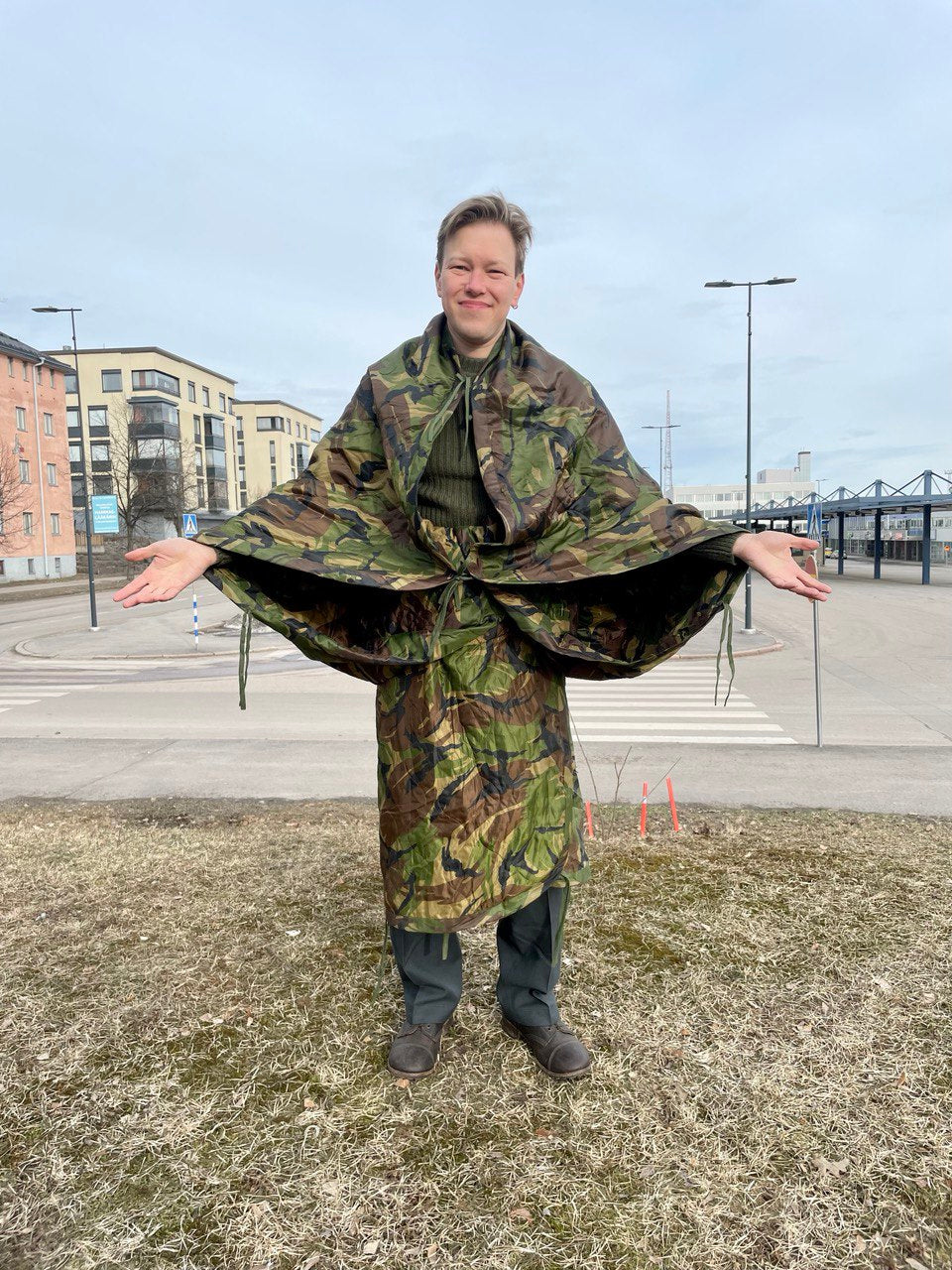 Hollannin armeijan "Woobie" monikäyttöpeite, DPM, ylijäämä