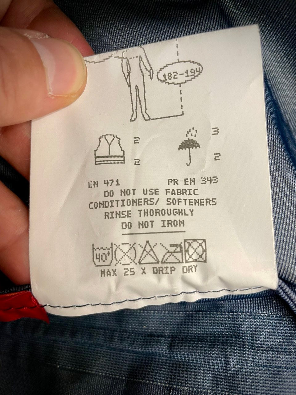 Brittiläinen Royal Mail kuoritakki, ylijäämä