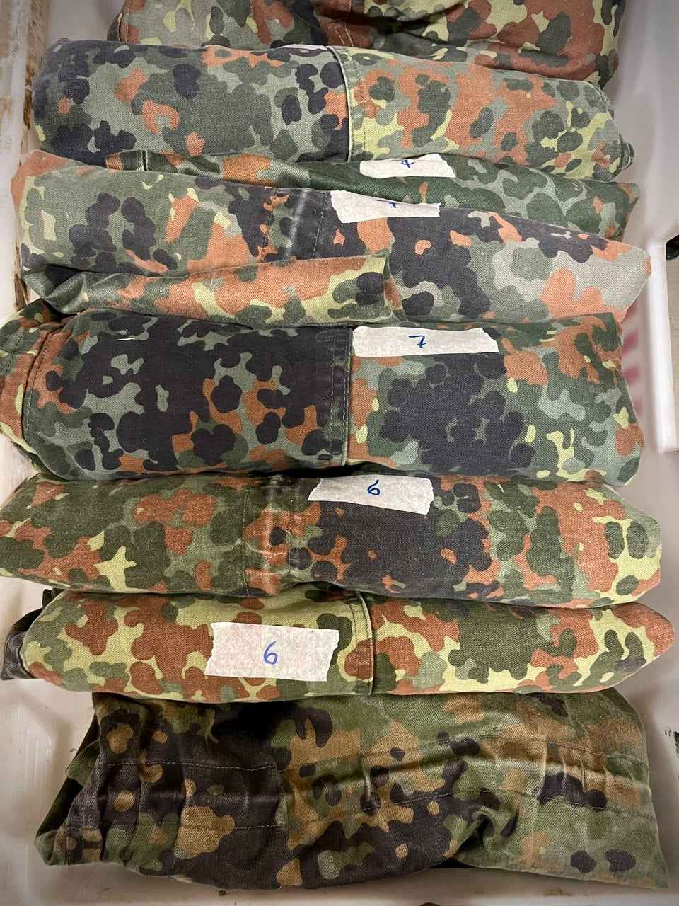Bundeswehrin parka, Flecktarn, ylijäämä