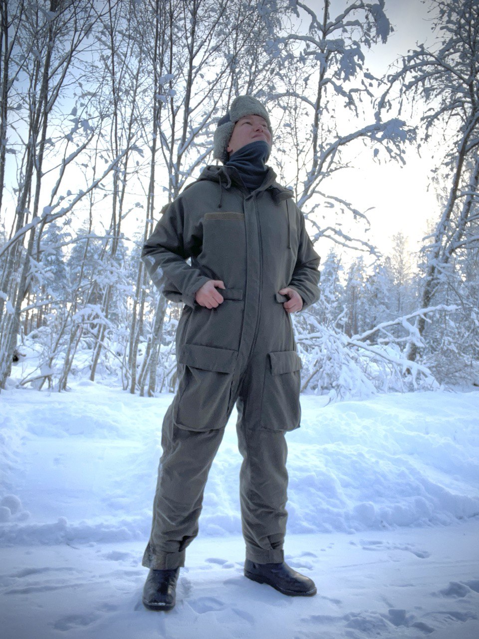Itävallan armeijan KAZ75 vuoritettu panssarihaalari hupulla, ylijäämä