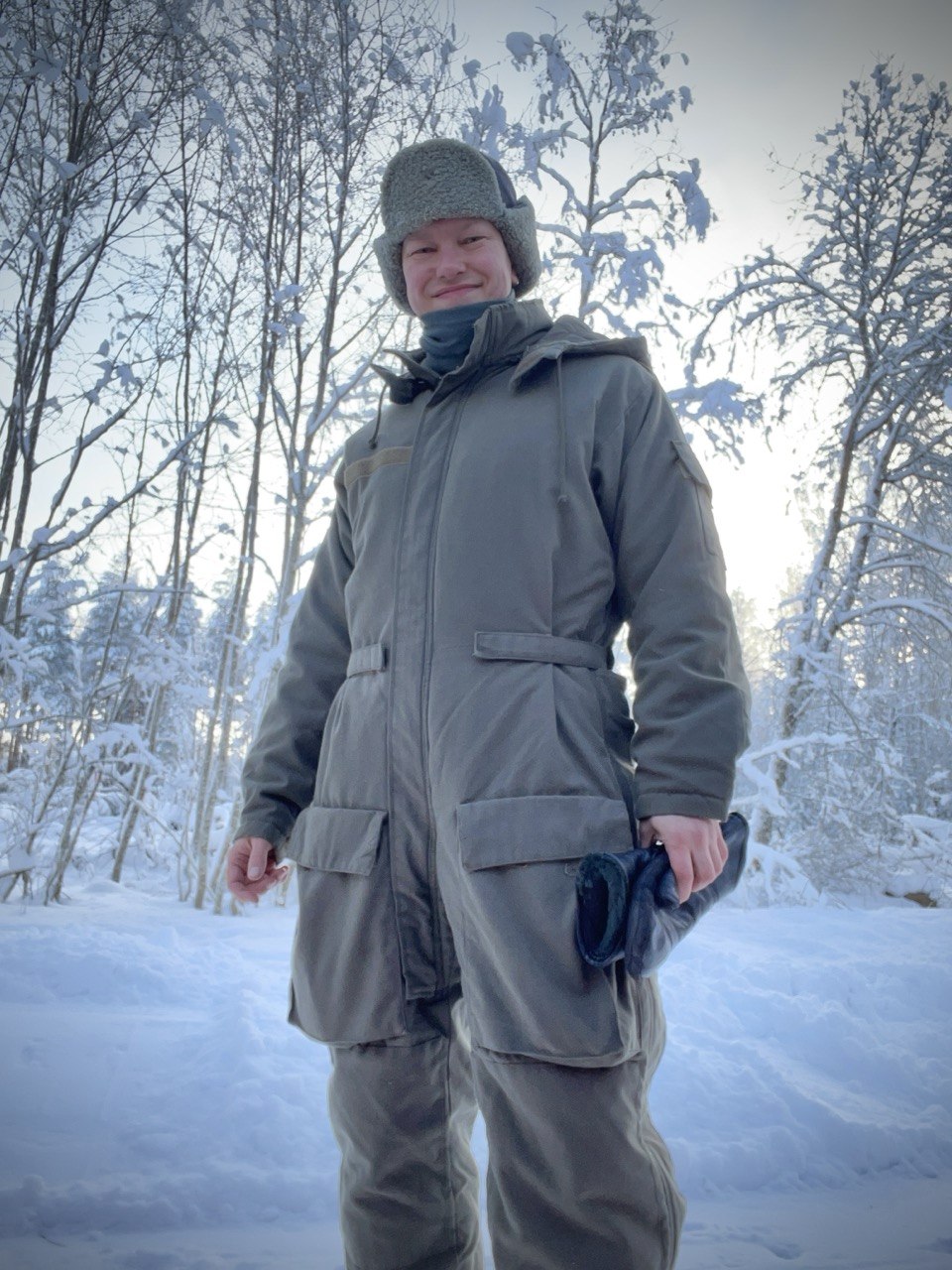 Itävallan armeijan KAZ75 vuoritettu panssarihaalari hupulla, ylijäämä