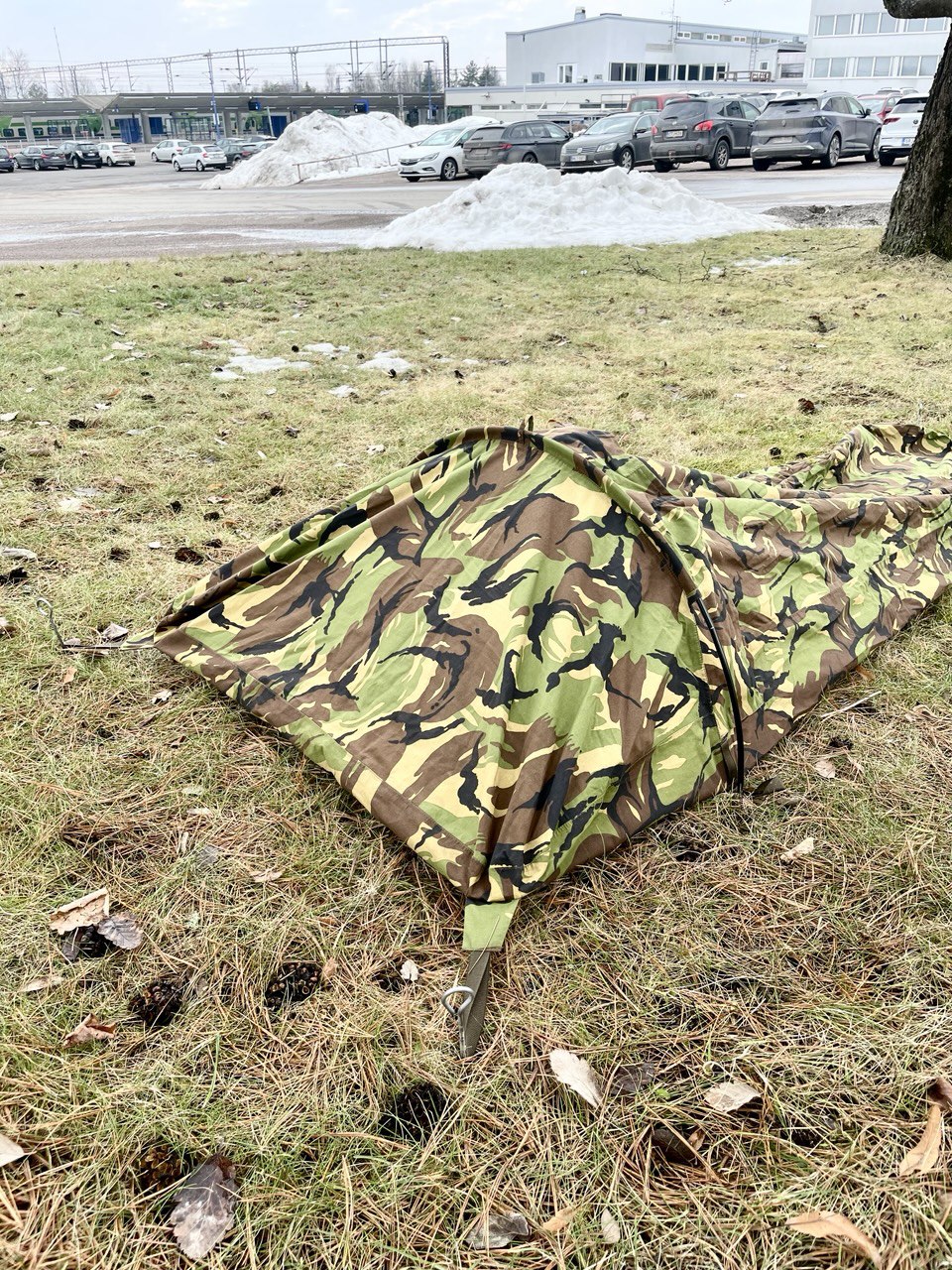 Hollannin armeijan Gore-Tex bivy-pussi, DPM, ylijäämä